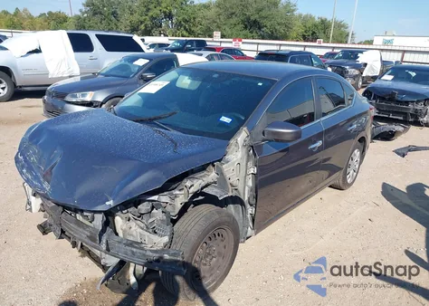 2015 Nissan Sentra S из США, поврежденный, VIN 3N1AB7AP9FY323144